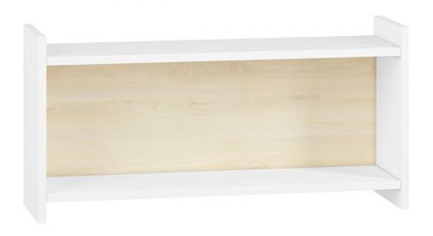 Chambre des jeunes - étagère suspendue / étagère murale Alard 12, couleur :  blanc - Dimensions : 60 x 110 x 20 cm (h x l x p)
