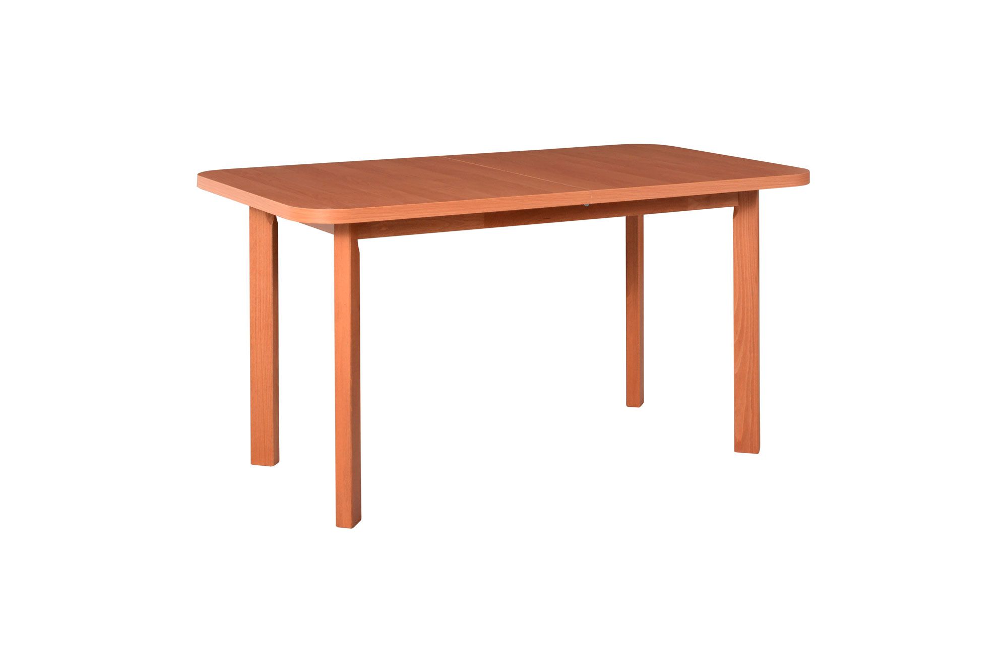 Table de salle à manger ULDIS en aulne, design exclusif, dimensions 80 x 140/180 cm (l x p), hauteur du plateau de table de 32 mm, pieds en bois, plateau stratifié résistant aux rayures