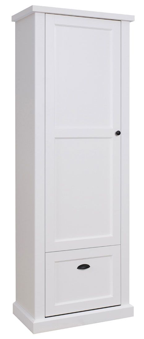 Armoire "Veternik" 06, Couleur : Blanc - Dimensions : 200 x 72 x 42 cm (h x l x p)