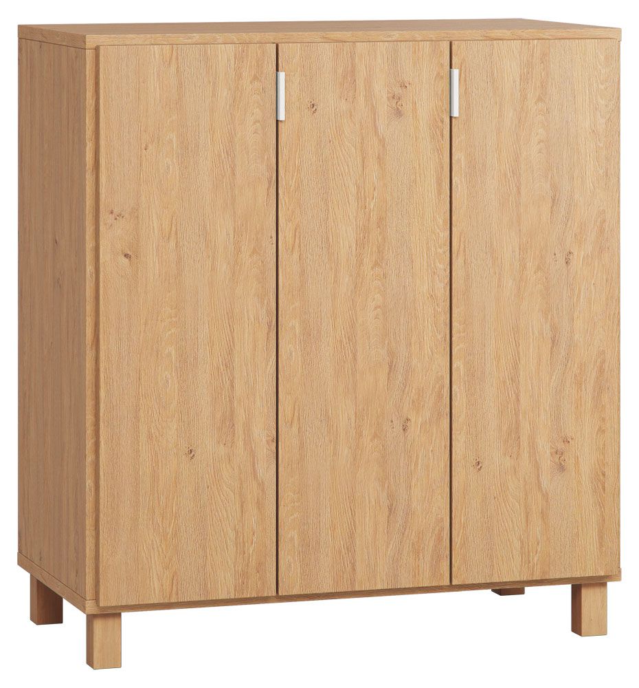 Commode Averias 06, couleur : chêne - Dimensions : 100 x 90 x 47 cm (H x L x P)