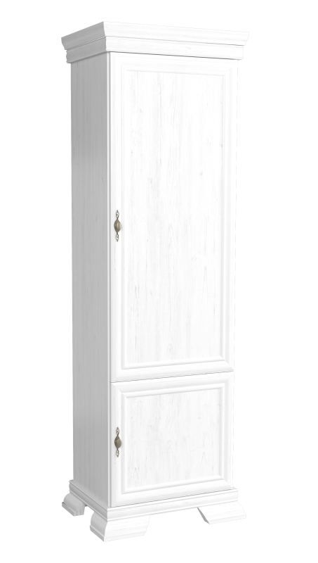 Armoire à portes battantes / armoire Sentis 18, couleur : blanc pin - 193 x 58 x 40 cm (H x L x P)