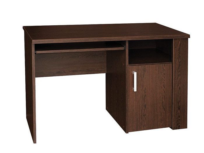 Bureau Estero 08, couleur : wengé - 77 x 115 x 59 cm (H x L x P)