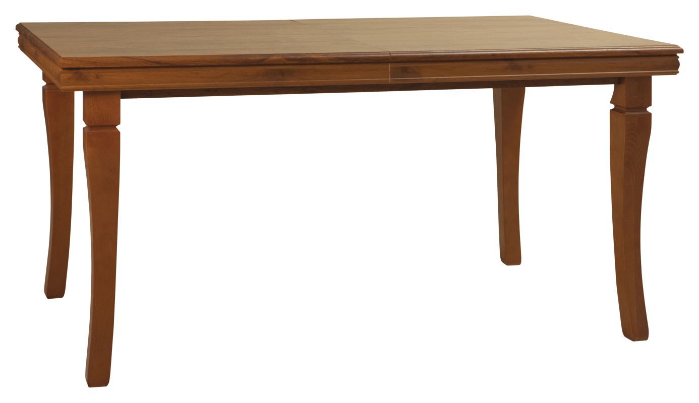 Table de salle à manger extensible Sentis 22, couleur : brun foncé - 160 - 203 x 90 cm (L x P)