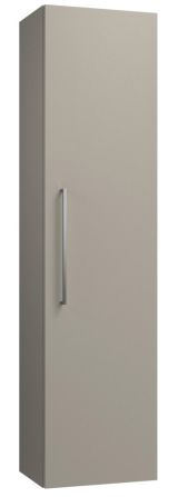 Salle de bain - Armoire haute Noida 45, couleur : beige - 138 x 35 x 25 cm (h x l x p)