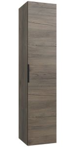 Salle de bains - Armoire haute Ongole 24, Couleur : Pin - Dimensions : 160 x 35 x 35 cm (H x L x P)