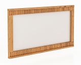 Miroir Rolleston 23, bois de hêtre massif huilé - Dimensions : 64 x 110 x 3 cm (H x L x P)