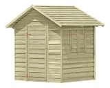 Cabane de jardin pour enfants K45 - Dimensions : 1,50 x 1,50 mètres, FSC®.