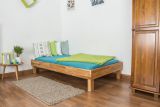 Lit Futon / lit en bois de chêne huilé massif Wooden Nature 04 - couchette 90 x 200 cm (l x L) 