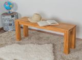 Banc Wooden Nature 132 en coeur de hêtre massif - 120 x 33 cm (l x l)