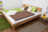 Lit Futon / lit en bois de chêne massif huilé Wooden Nature 01 - couchette 200 x 200 cm (l x L) 