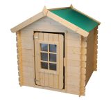 Maisonnette de jeux Happy Park Vert - 1,05 x 1,05 mètres en planches de 13 mm