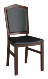 Chaise élégante en chêne massif Krasno 28, dimensions : 100 x 50 x 56 cm, rembourrée, très bonne finition