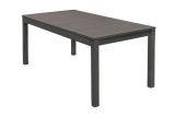 Table de jardin Turin en aluminium - Couleur : Anthracite, longueur : 2400 / 1800 mm, largeur : 900 mm, hauteur : 760 mm