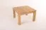 Table basse en bois de chêne massif naturel Pirol 120 - Dimensions 50 x 75 x 75 cm (H x L x P)