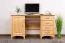 Bureau en bois de pin massif naturel Turakos 82 - Dimensions 75 x 140 x 60 cm (H x L x P)