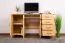 Bureau en bois de pin massif naturel Turakos 82 - Dimensions 75 x 140 x 60 cm (H x L x P)