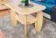 Table basse en bois de pin massif, naturel 005 - Dimensions : 60 x 92 x 67 cm (H x L x P)