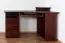 Bureau en pin massif, couleur noyer Junco 185 - Dimensions : 74 x 138 x 83 cm (H x L x P)