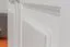 Armoire d'entrée maison de campagne, Couleur: Blanc 190x80x60 cm