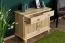 Commode / table de nuit en pin massif naturel 025 - Dimensions 55 x 80 x 35 cm (h x l x p)