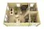 Abri de jardin Scharnock 03 avec plancher - 70 mm Maison en madriers, surface au sol : 24,2 m², Toit à deux versants