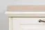 Banc avec espace de rangement Falefa 15, couleur : blanc - 45 x 70 x 39 cm (h x l x p)