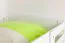 Lit superposé adolescent incl. espace de rangement (2 tiroirs) | 90 x 200 cm | Bois massif: Hêtre | Laqué Blanc | convertible en 2 lits simples | Qualité premium | Incl. Sommier à lattes déroulable Abbildung