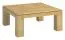 Table basse "Lipik" 23, chêne massif - Dimensions : 48 x 90 x 90 cm (H x L x P)