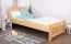 Lit pour enfant 90 x 200 cm | Bois massif: Pin | Laqué Naturel Abbildung