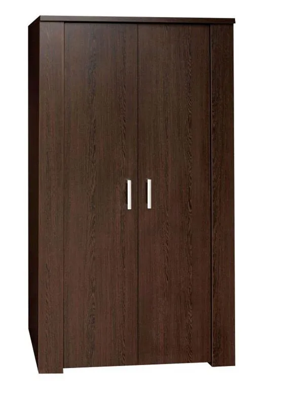 100 cm de large Armoire avec 2 portes | Couleur : Optique Wengé Abbildung