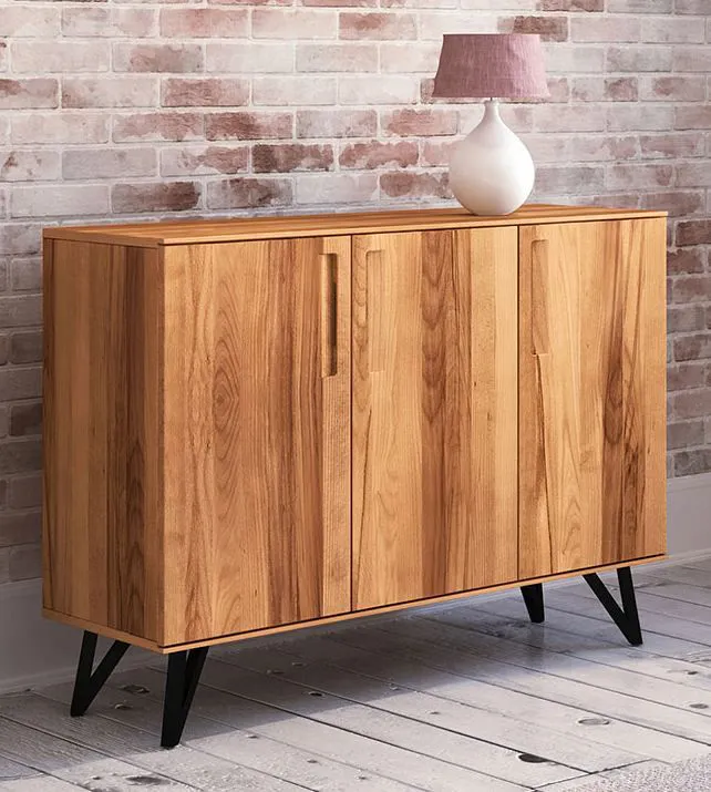 Commode Masterton 10, Bois de hêtre massif huilé - Dimensions : 100 x 136 x 45 cm (H x L x P)