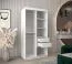 100 cm de large Armoire avec 2 portes | 5 casiers | Couleur : Blanc Abbildung