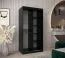 100 cm de large Armoire avec 5 casiers et 2 portes | Couleur : Noir Abbildung