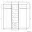 Armoire à portes coulissantes / armoire Rabaul 41, couleur : chêne sonoma clair / chêne sonoma foncé - Dimensions : 210 x 180 x 60 cm (H x L x P)