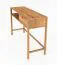 Coiffeuse / Bureau Wellsford 49, chêne sauvage massif huilé - Dimensions : 80 x 120 x 46 cm (H x L x P)